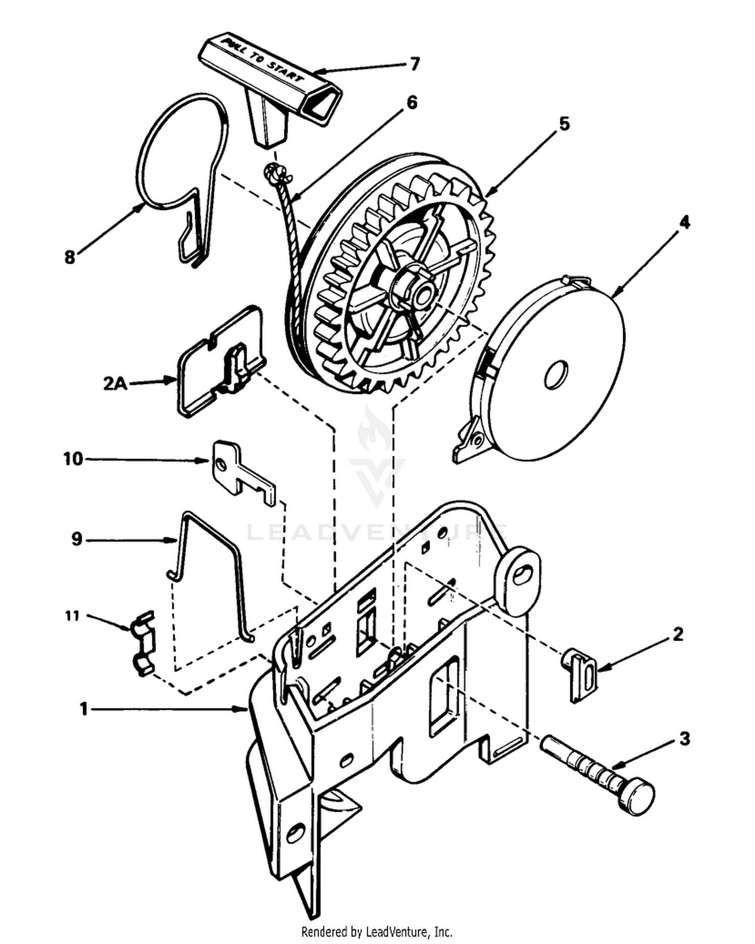 Rewind Starter No. 590531
