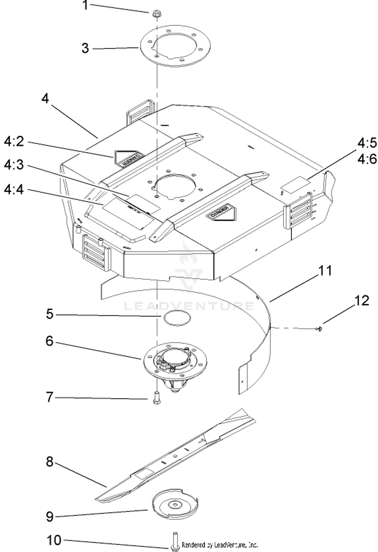 Chamber, Blade and Spindle Assembly