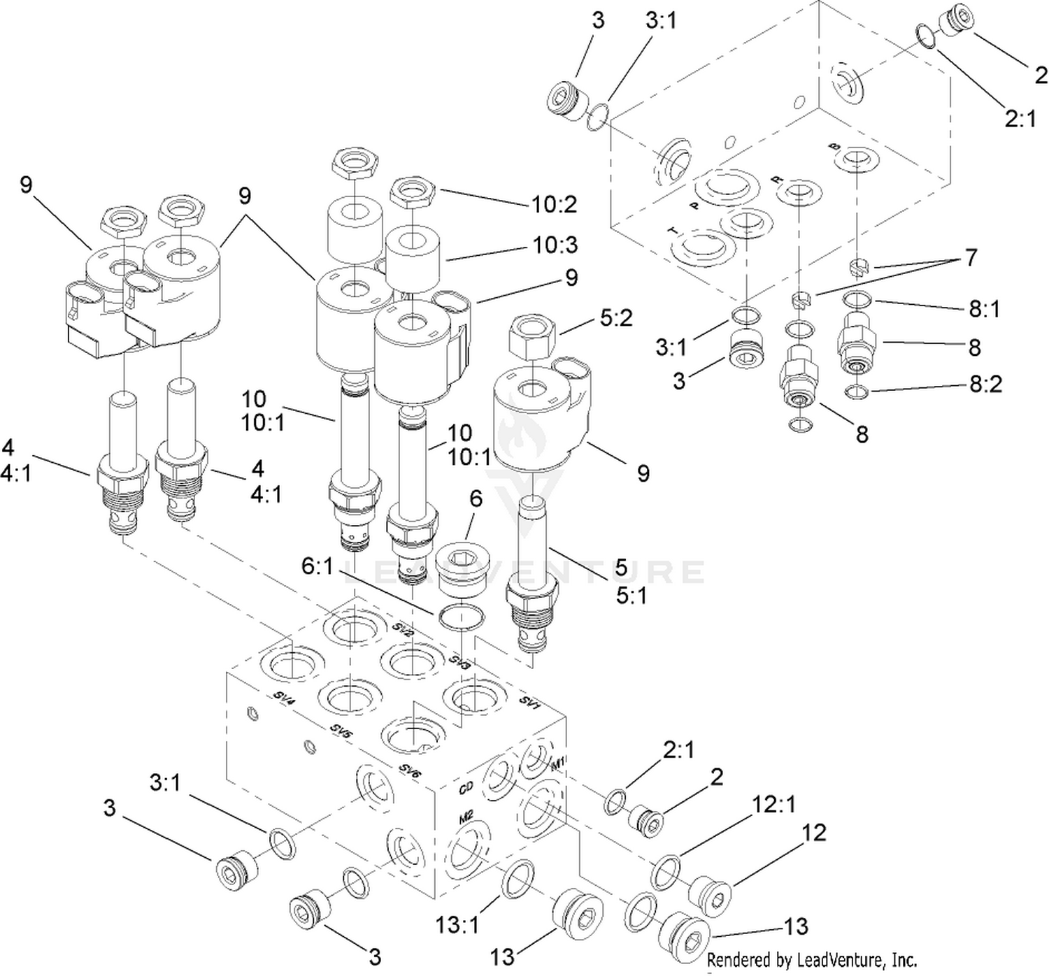 Hydraulic Manifold Assembly No. 112-1493