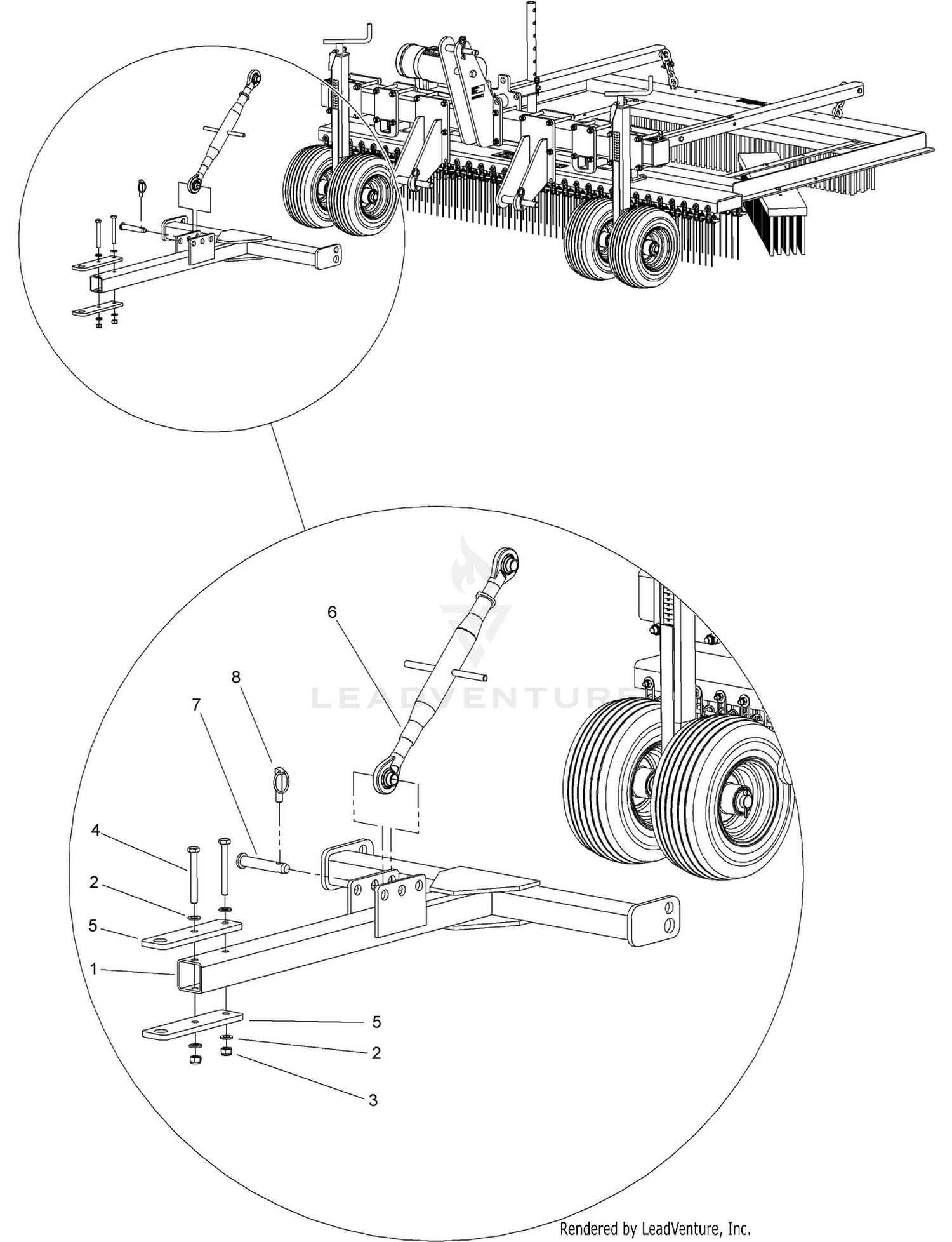 Towable Manual Lift Kit Assembly