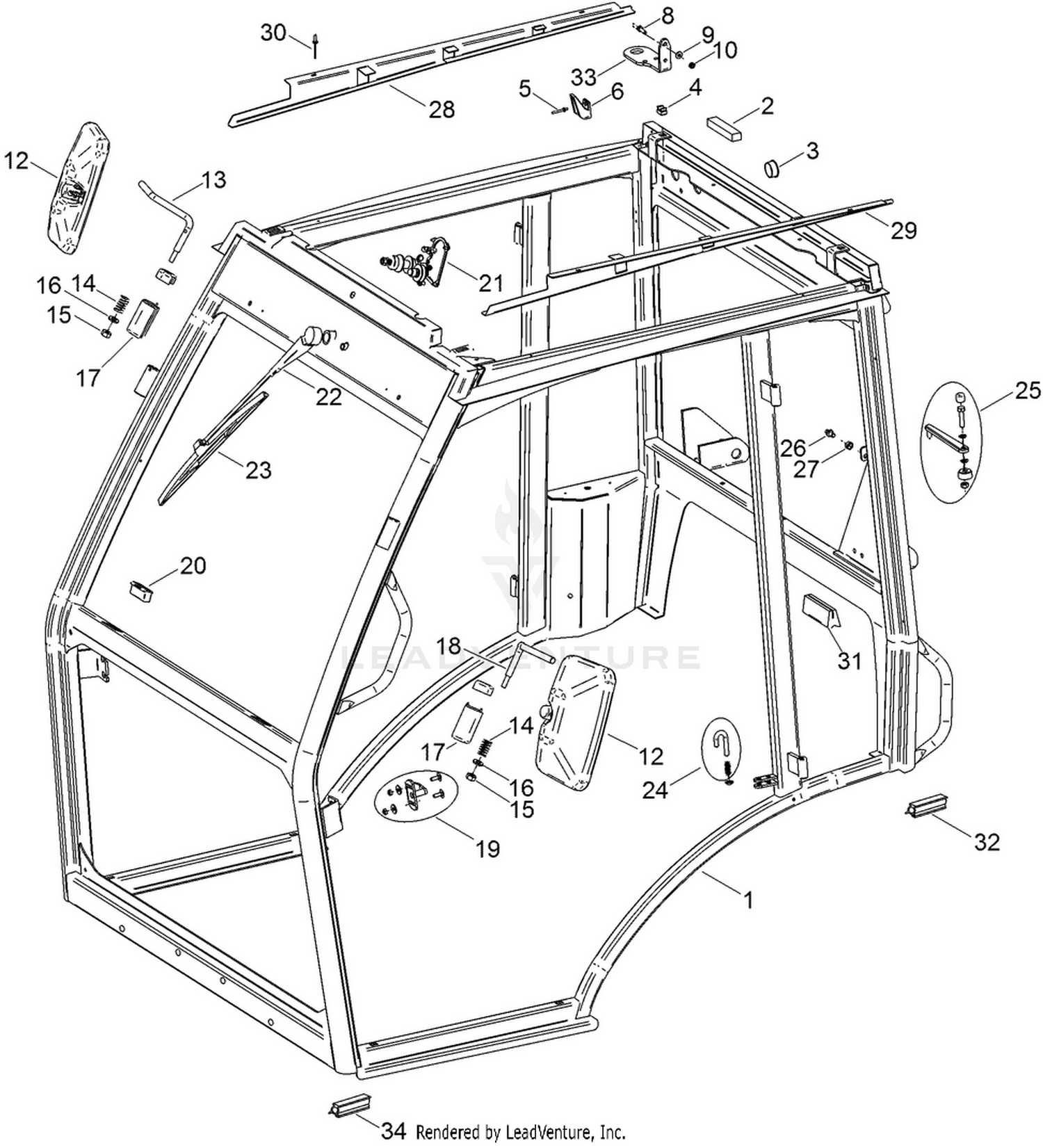 Cab Frame Assembly