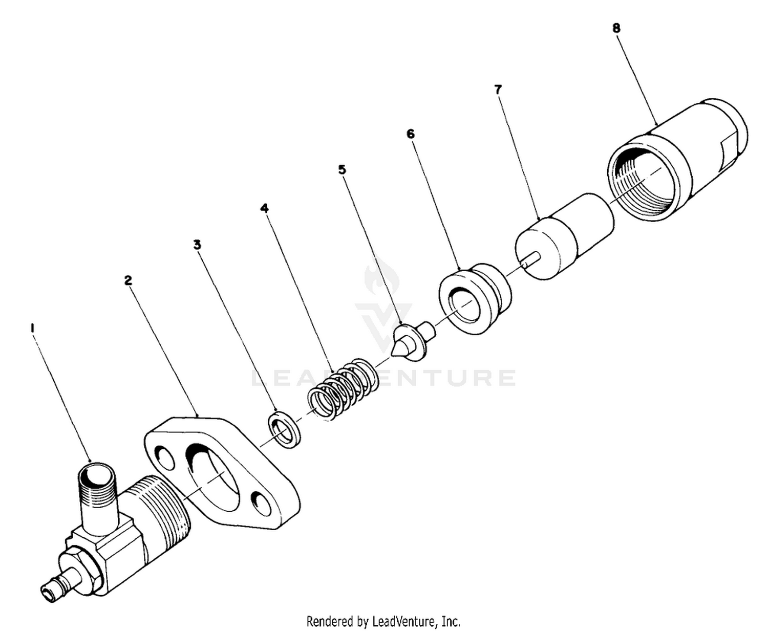 Nozzle  Holder Assembly No. 44-8070