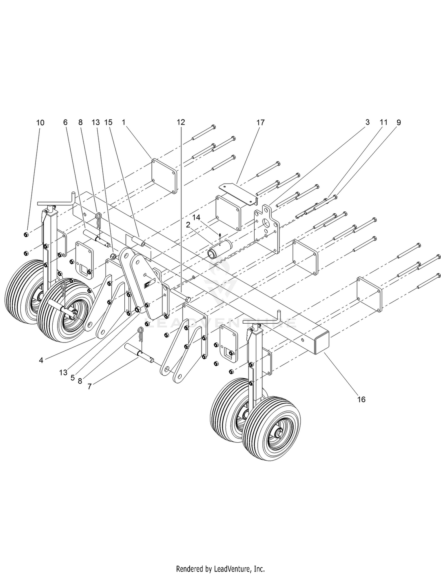 3-Point and Rake Carrier Assembly