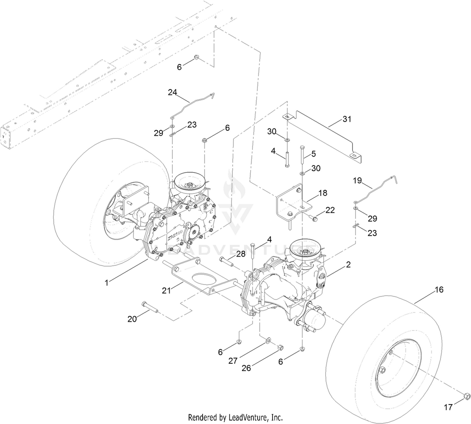 Hydro Transaxle Assembly