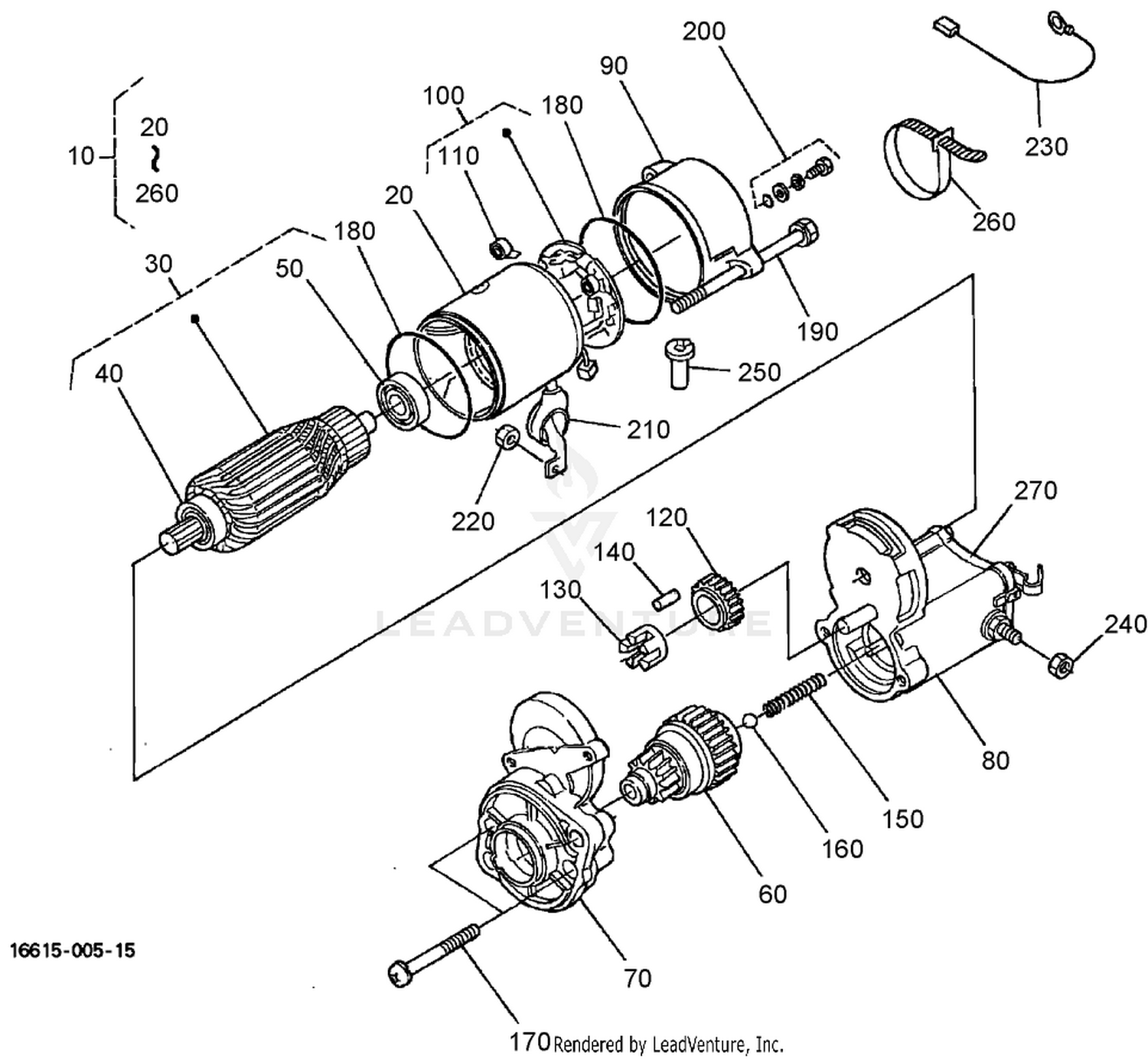 Starter (Component Parts) Assembly
