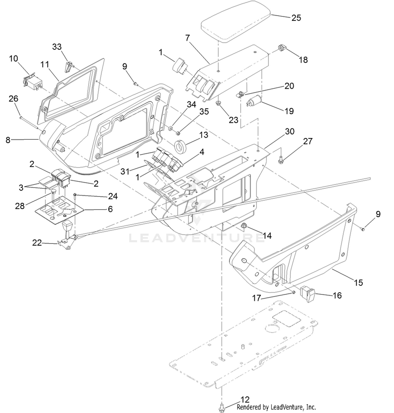 Control Console Assembly
