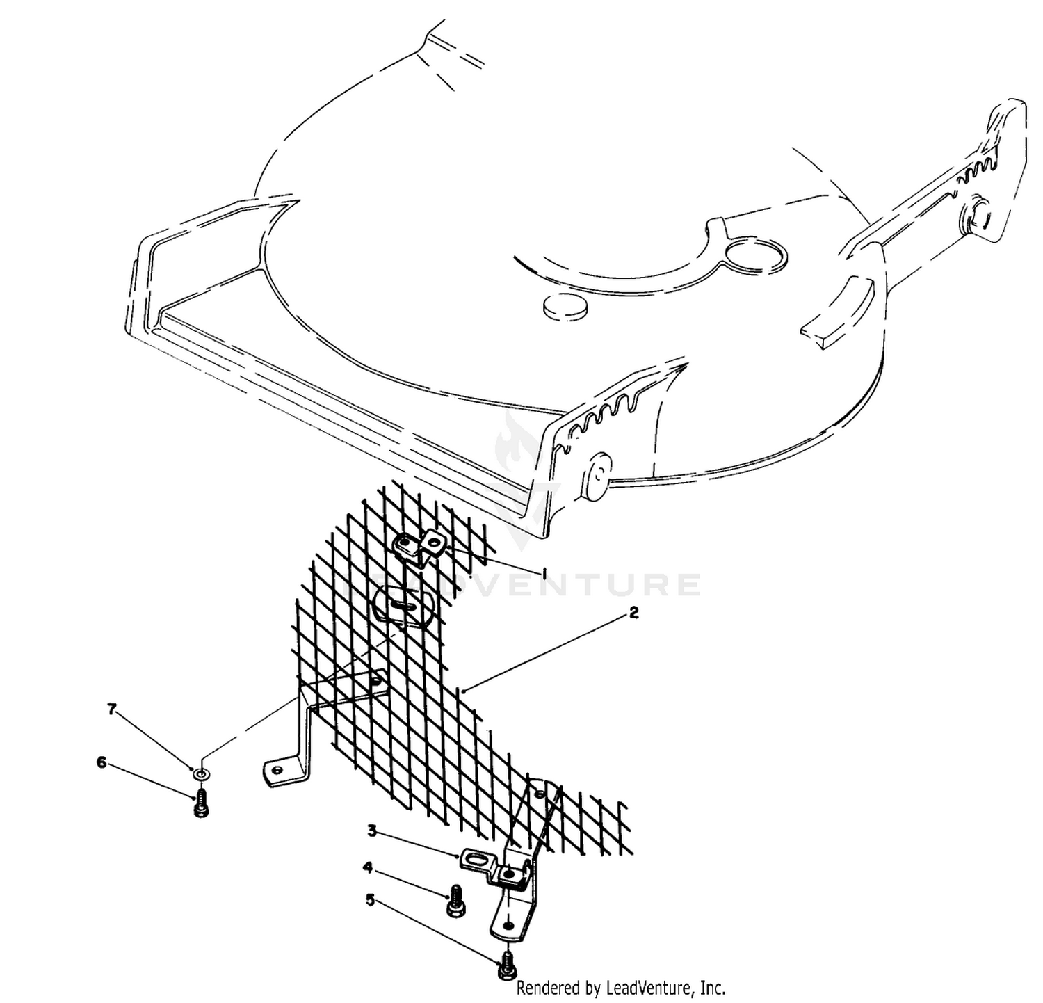 Leaf Shredder Kit Model No. 59157 (optional)