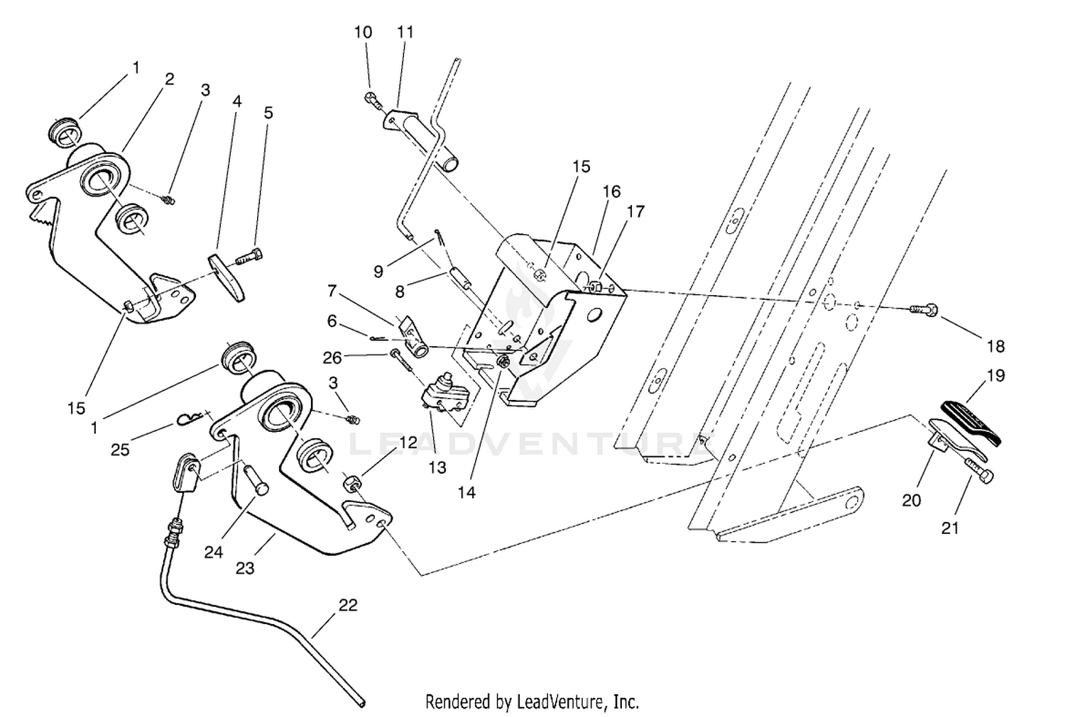 Steering Brake Assembly