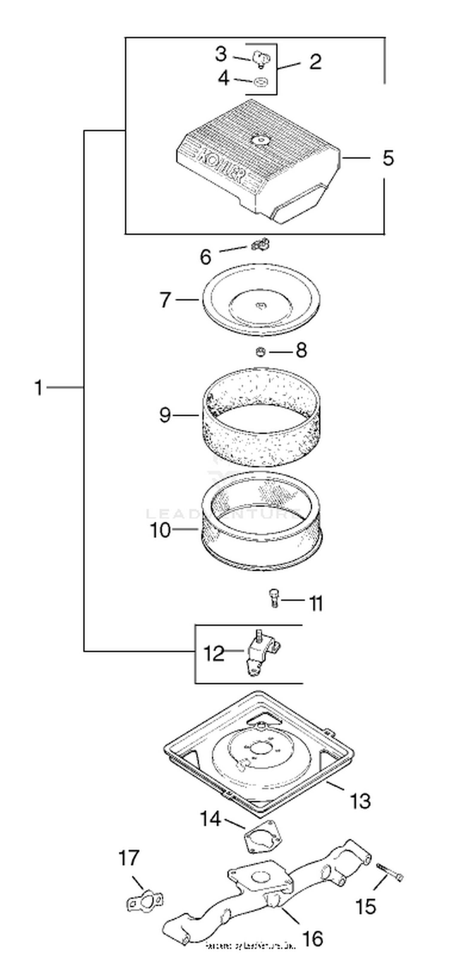 Air Intake/Filtration Assembly