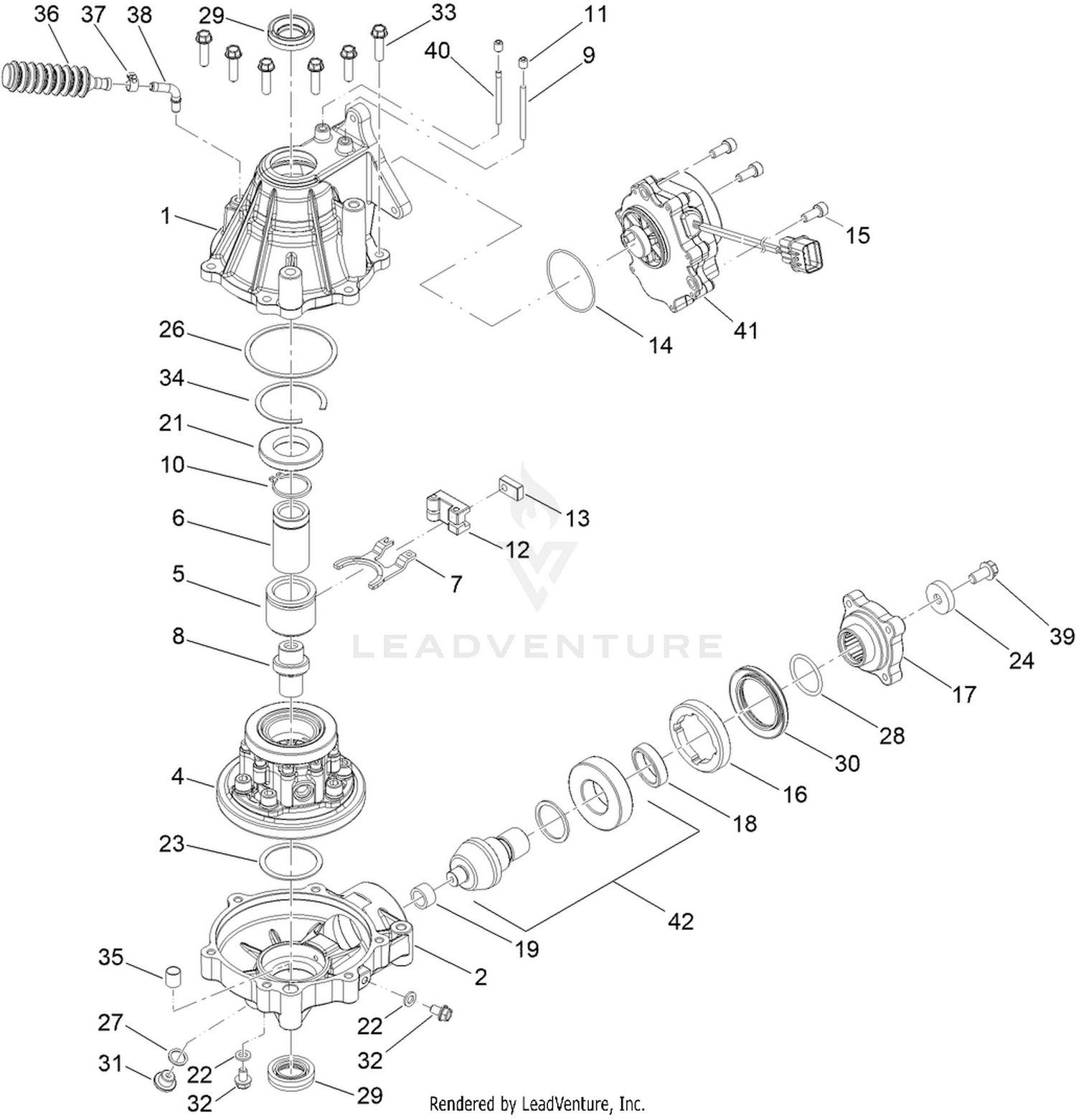 Front Differentail Assembly No. 140-4752