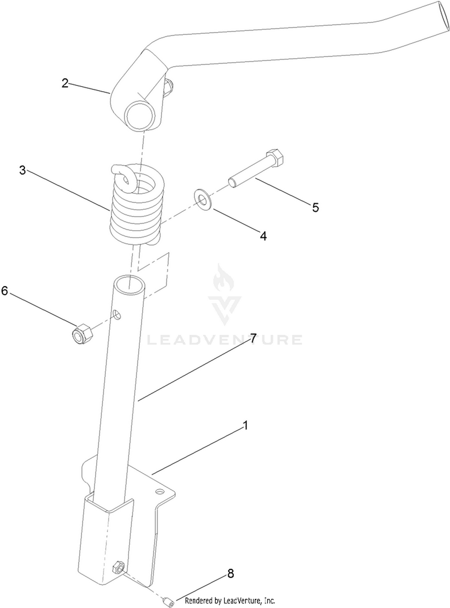 Broom Cradle Assembly No. 144-6158