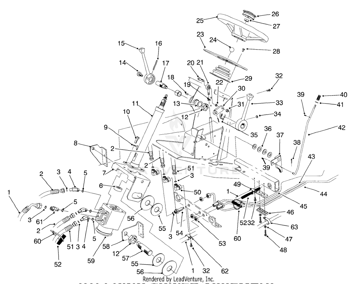 Steering Tower Assembly