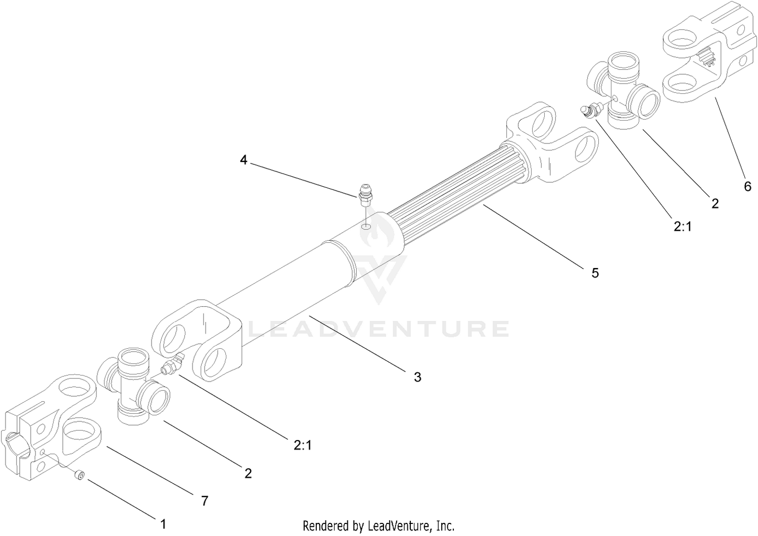 Drive Shaft Assembly No. 100-8293