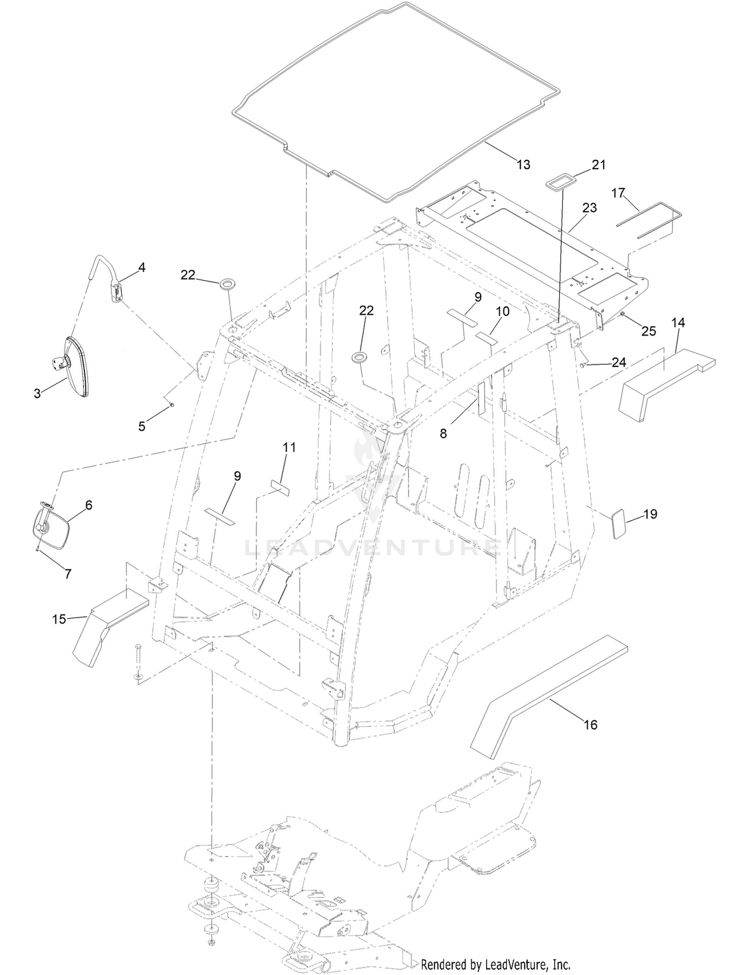 Frame Mount and Seal Assembly