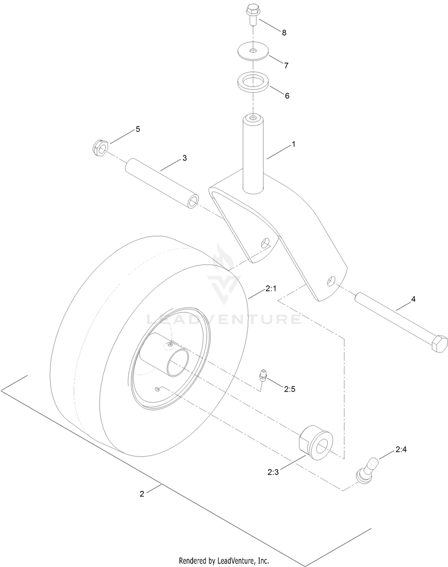 Caster Wheel Assembly