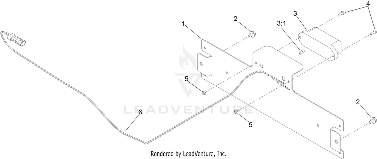 License Plate Mount Assembly