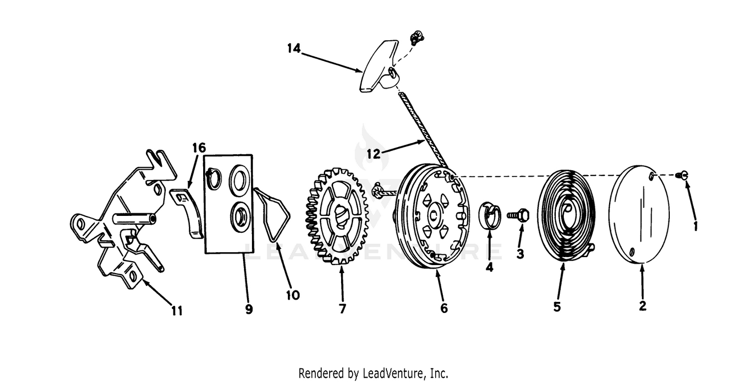 Rewind Starter No. 590519
