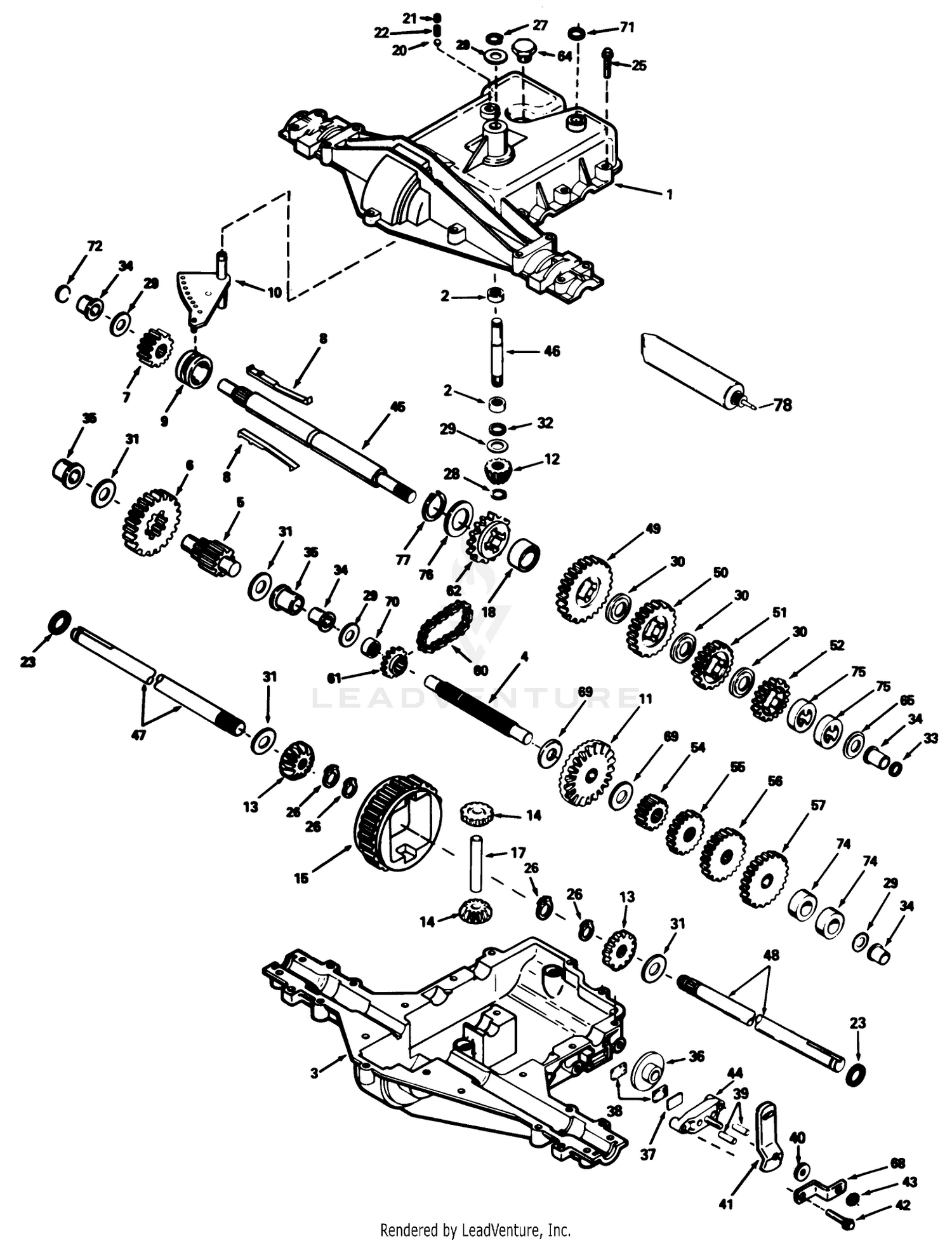 Peerlees Transmission Peerless Model No. 930-020 (210-5  212-5)