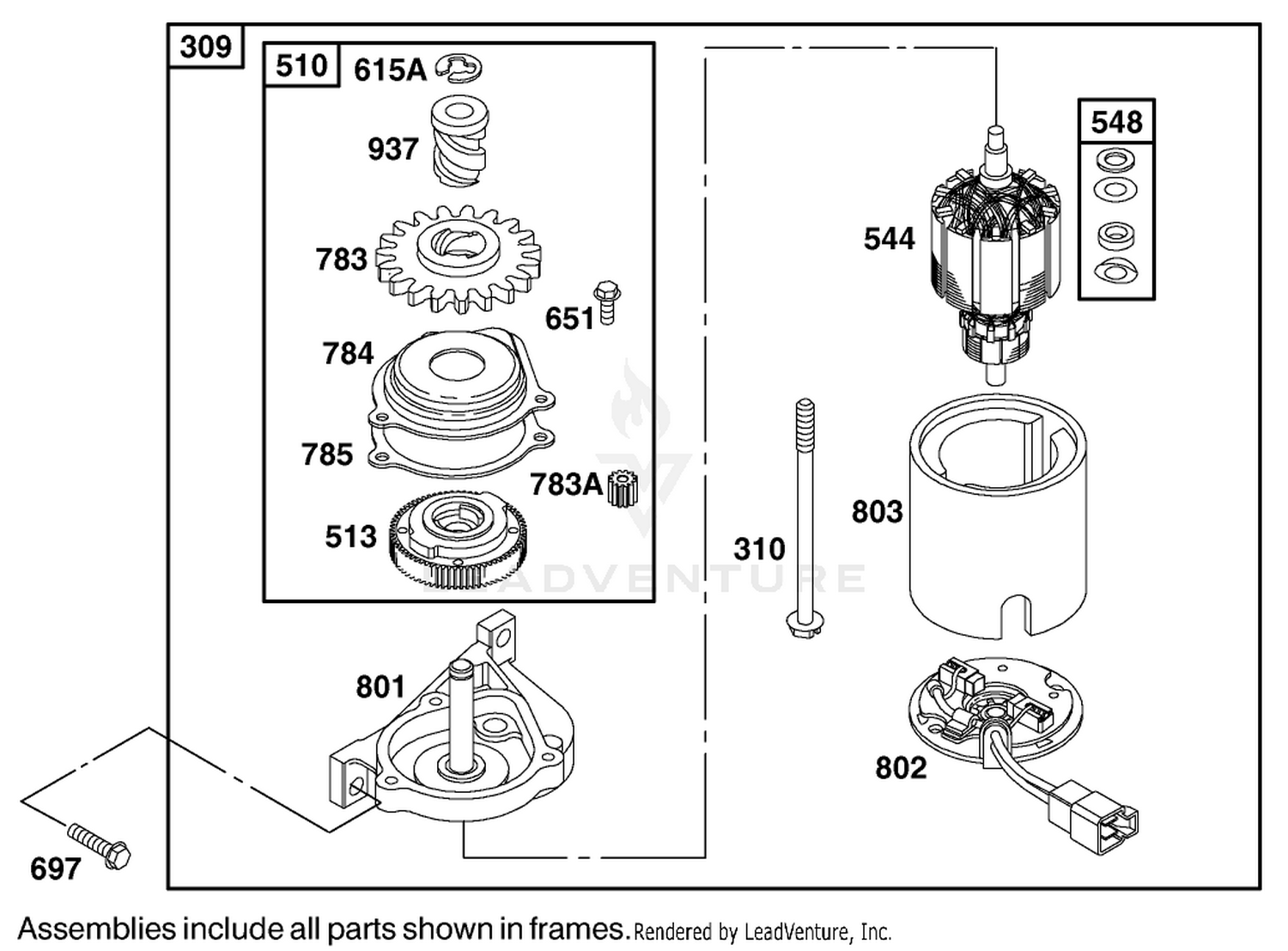 Assembly diagram