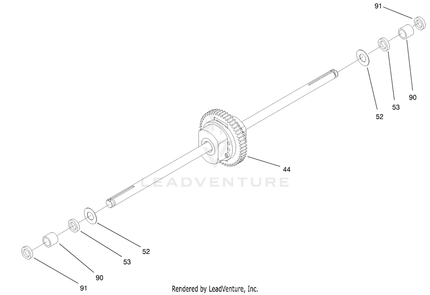 Hydro Transaxle Assembly (cont.)