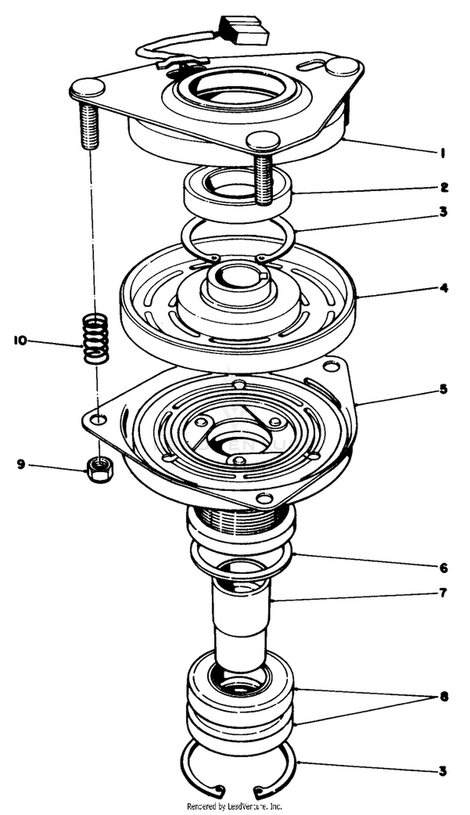 Electric Clutch Assembly No. 61-0050