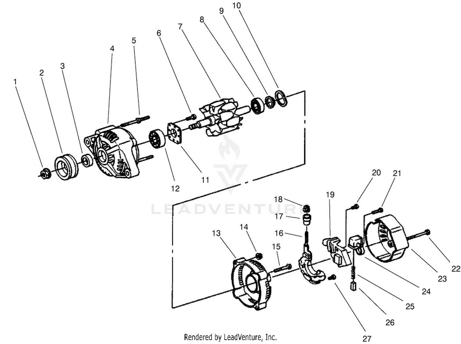 Alternator Assembly No. 98-9474