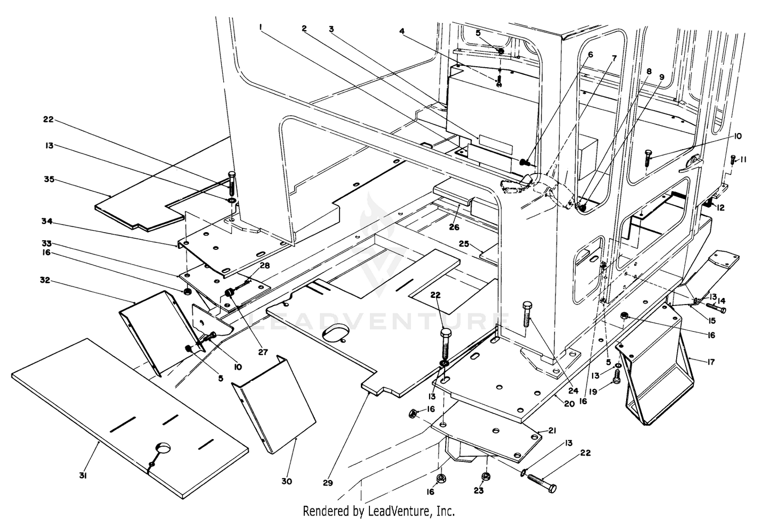 Cab Mounting Kit No. 70159