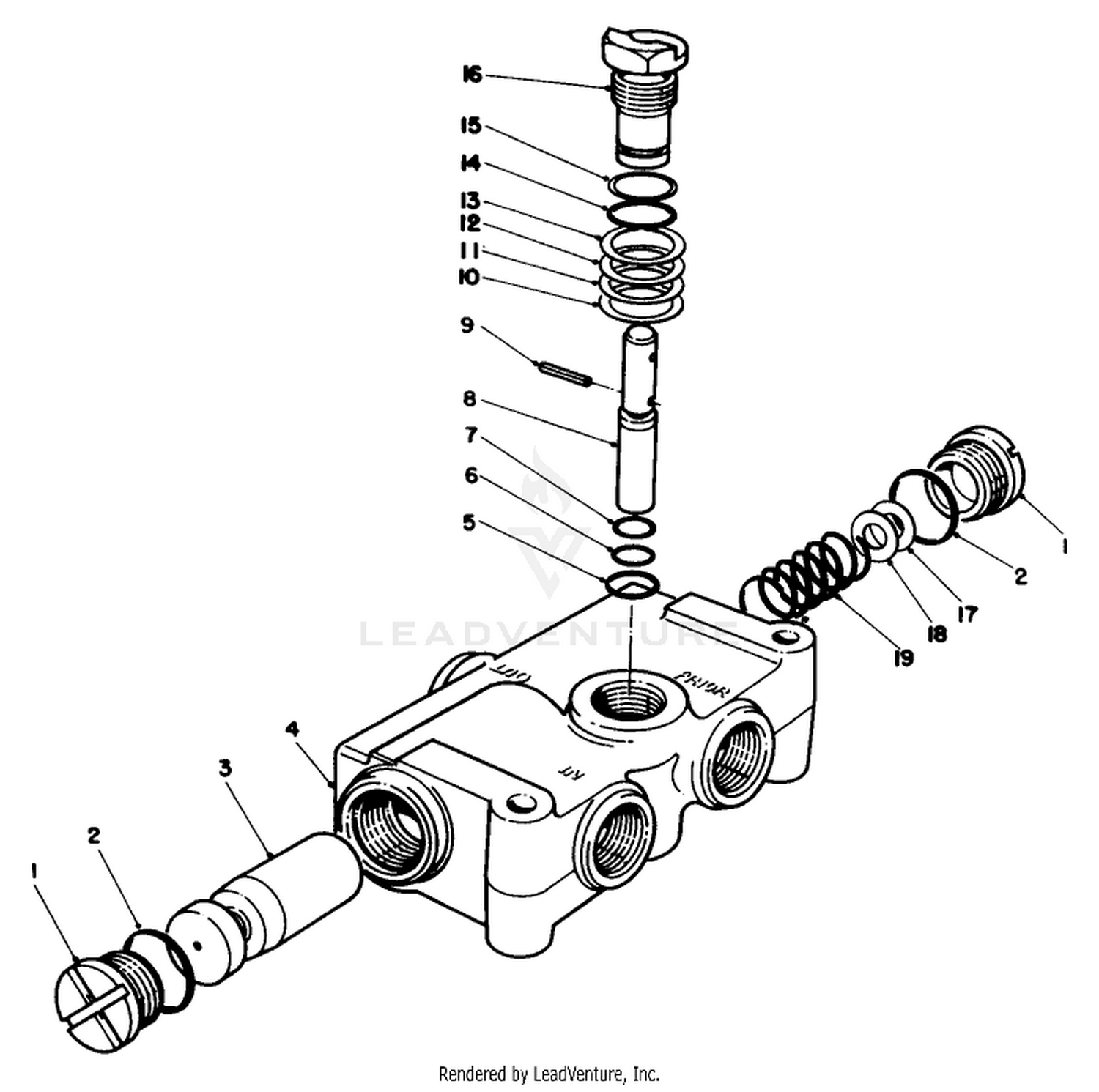Priority Flow Control-Assembly No. 58-5490