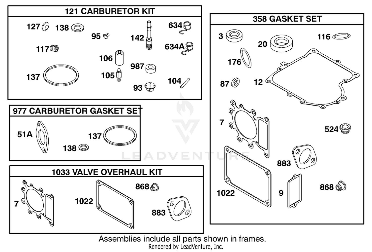 Engine Briggs  Stratton Model 28q777-0690-E1 9