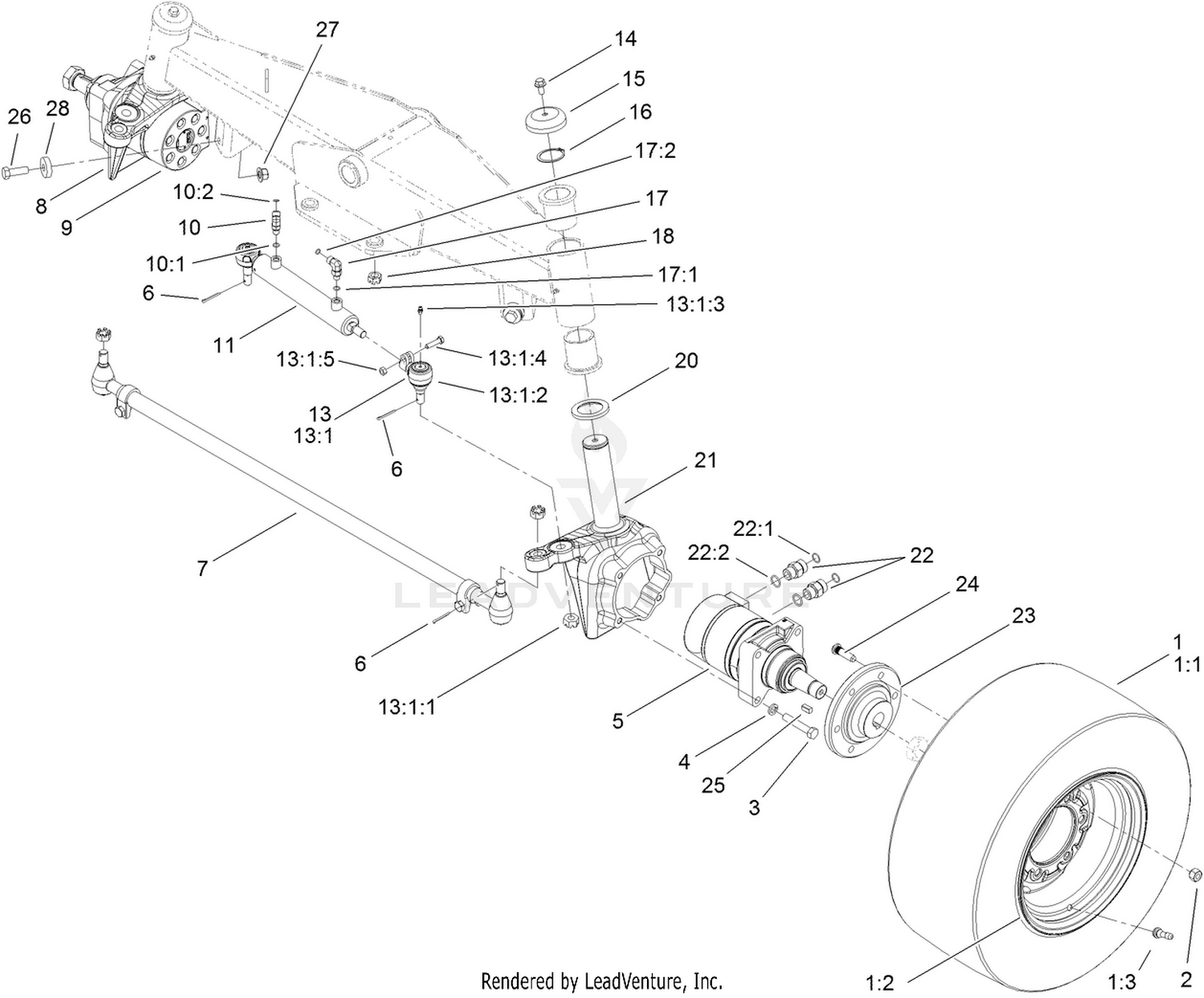 Rear Axle Assembly