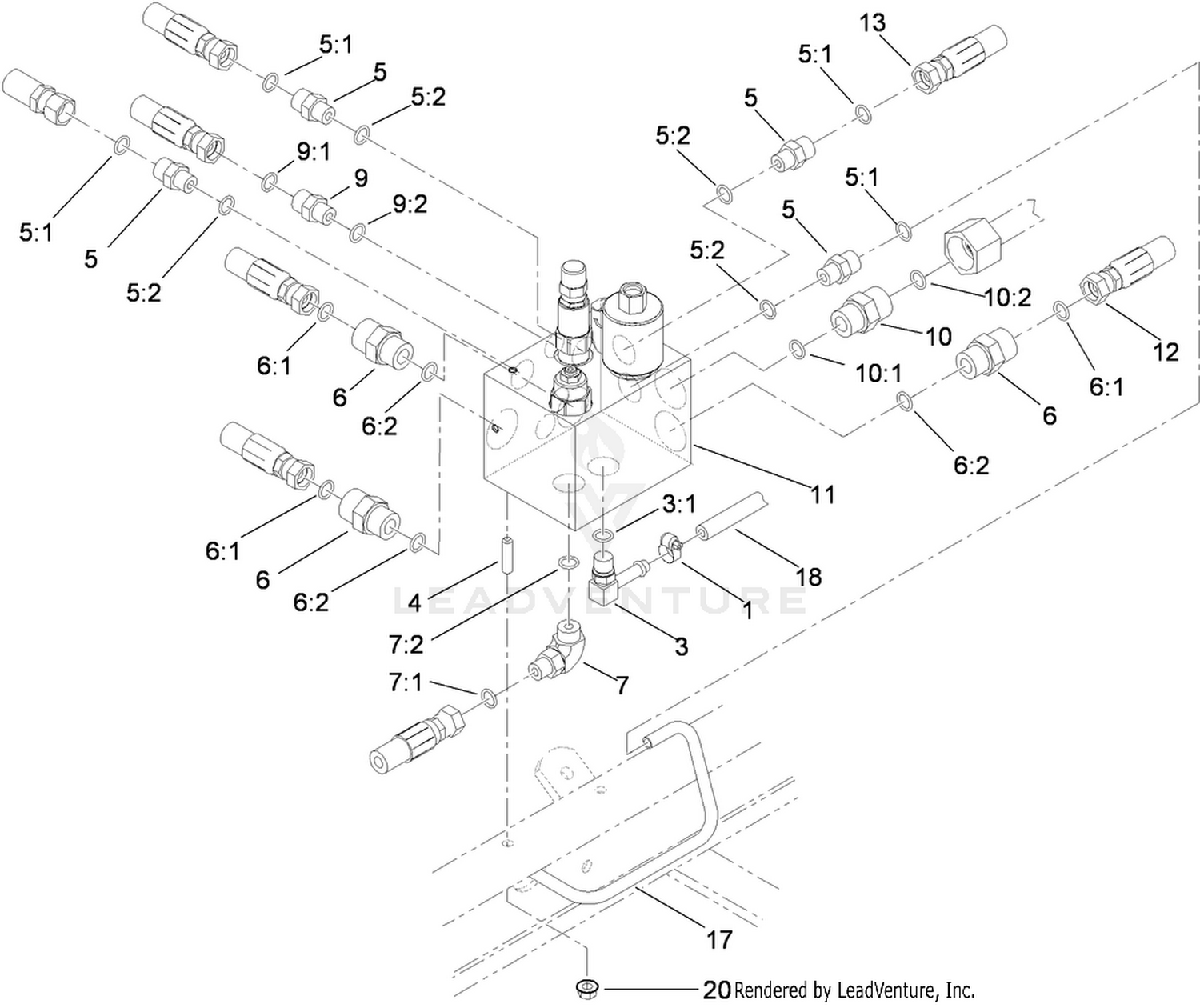 Manifold Block Installation Assembly