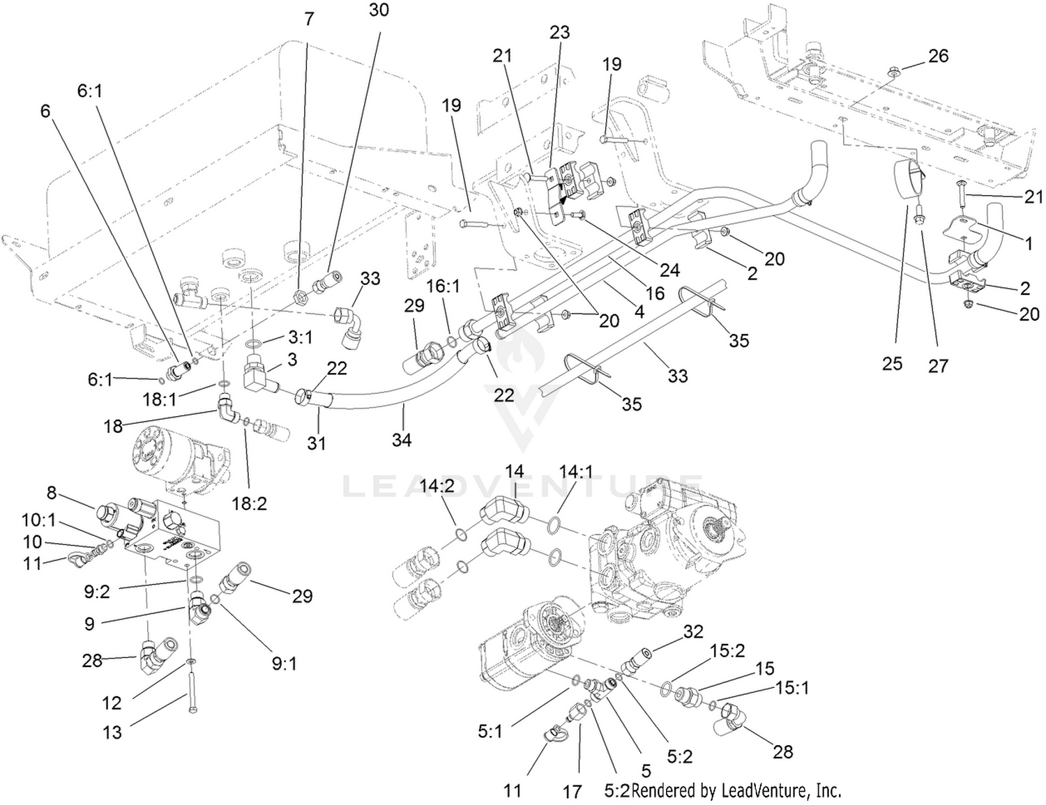 Hydraulic Pump and Filter Assembly 2