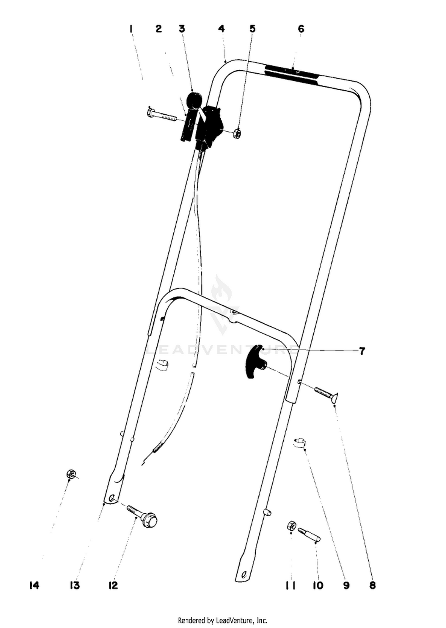 Handle Assembly Model 16067 And 16155