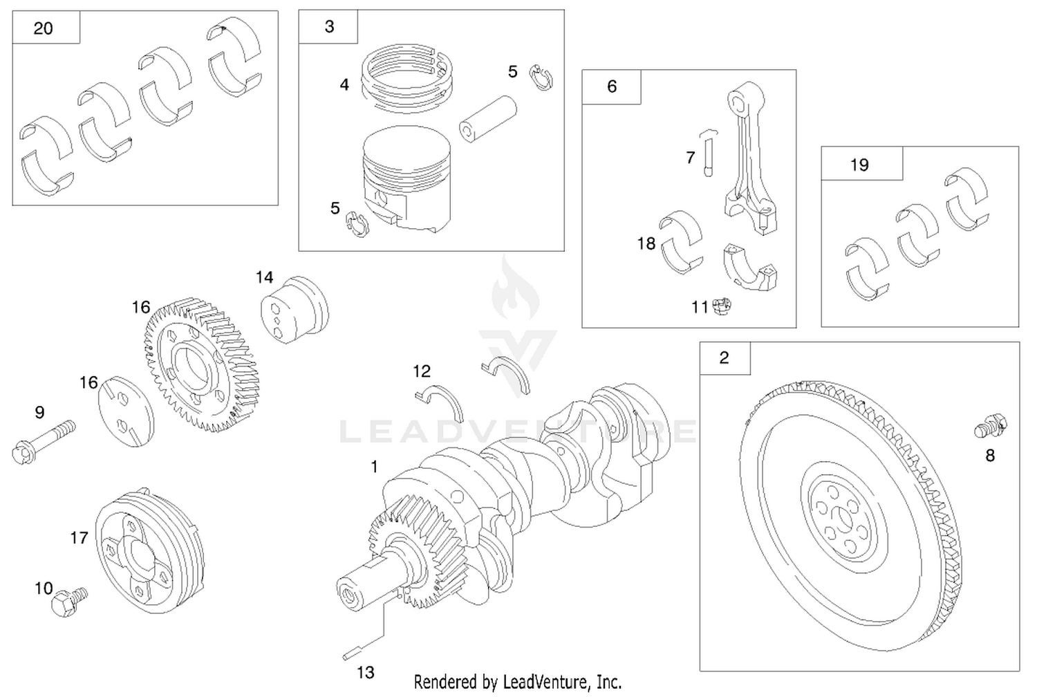Engine Assembly (serial No. 99000001  Up)(model 73552) Engine Assembly (serial No. 99001001  Up)(model 73590) 2