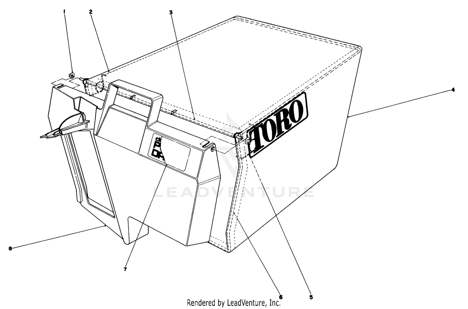 Grass Bag Assembly No. 11-0189