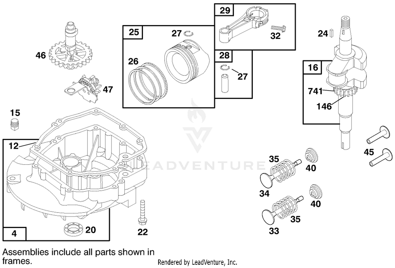 Engine Briggs  Stratton Model 12h802-1758-E1 2