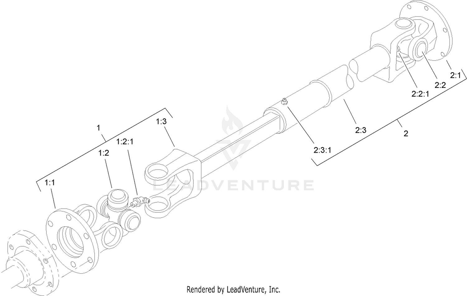 Driveshaft Assembly No. 98-5009