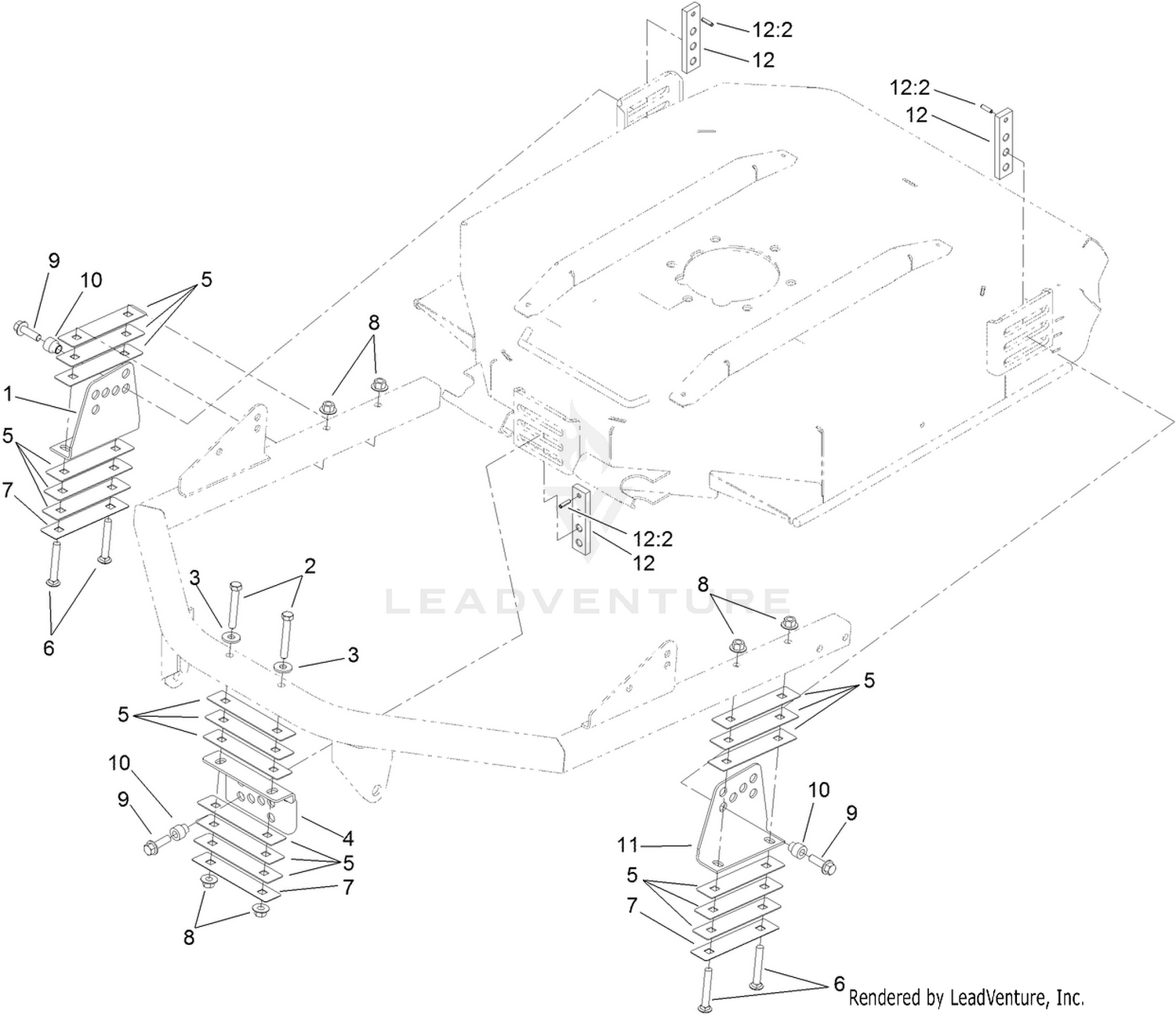 Height-of-Cut Bracket Assembly