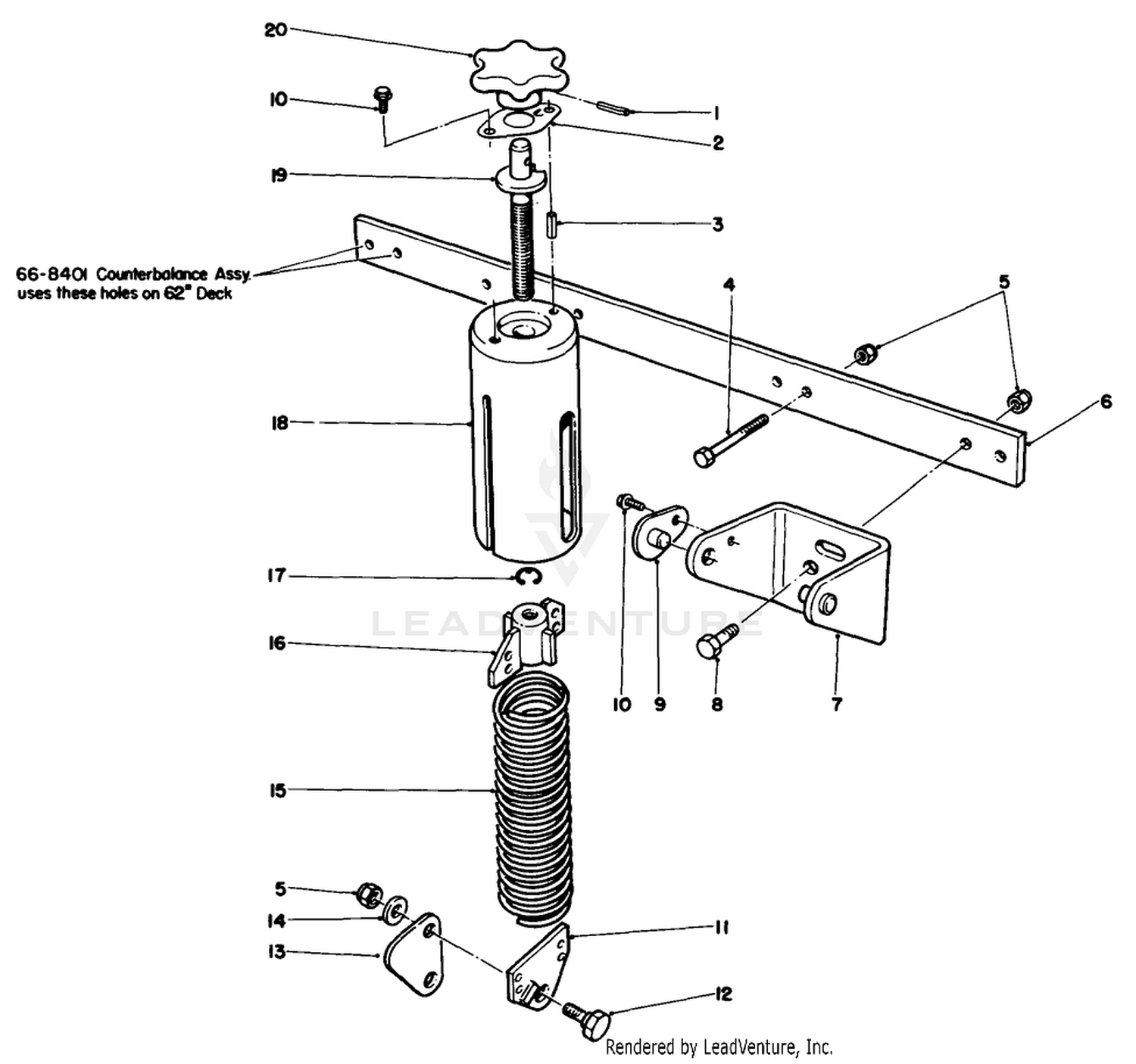 62" Counterbalance Kit No. 66-2210