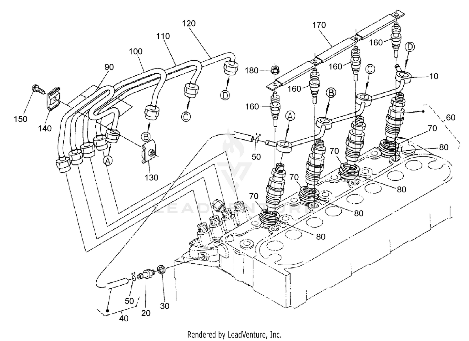 Nozzle Holder and Glow Plug Assembly