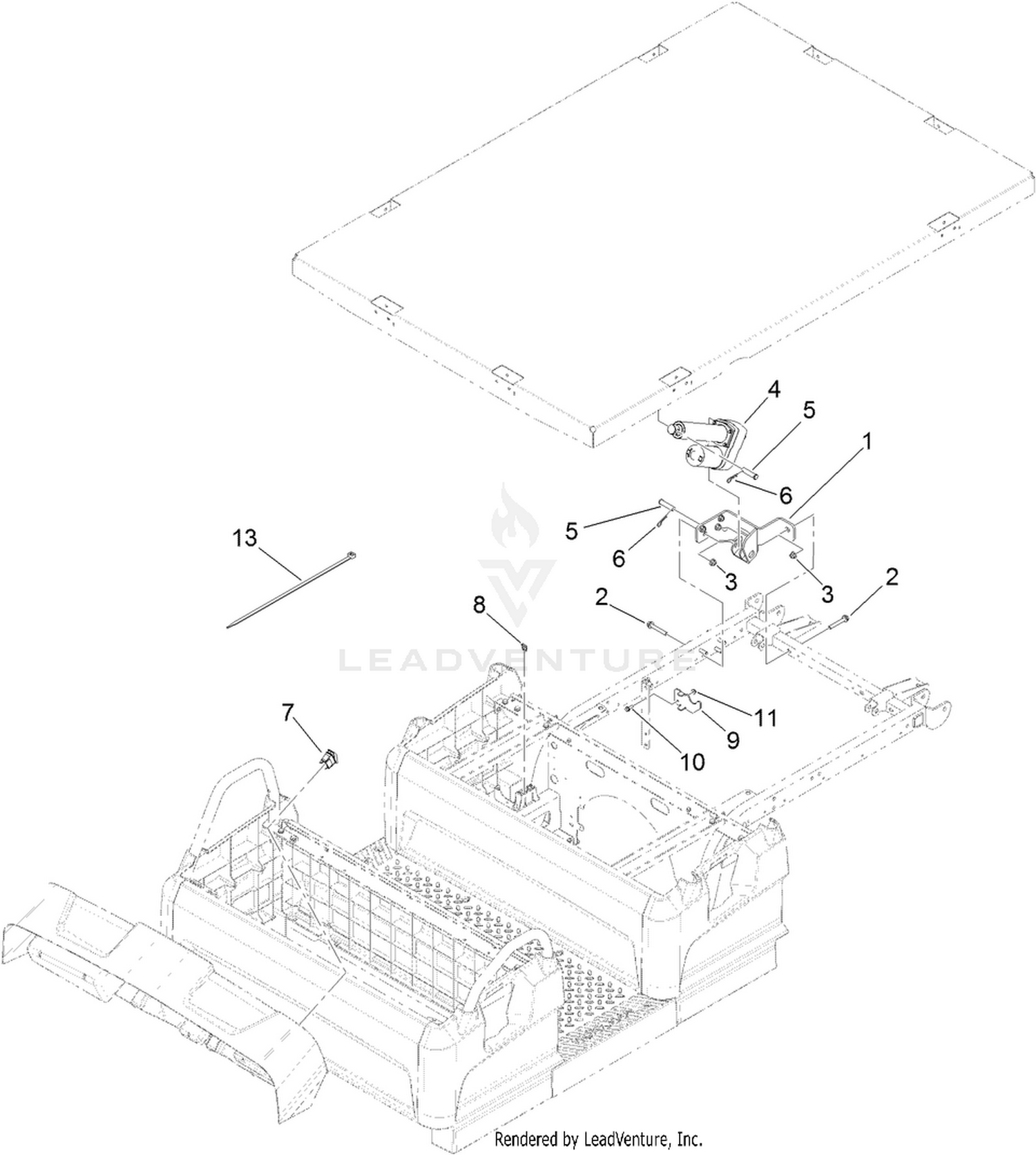 48V Electric Lift Kit Assembly