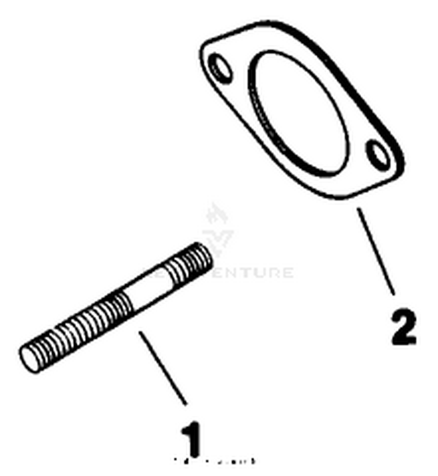 Exhaust-Engine Assembly-Kohler Model No. M16s-711533