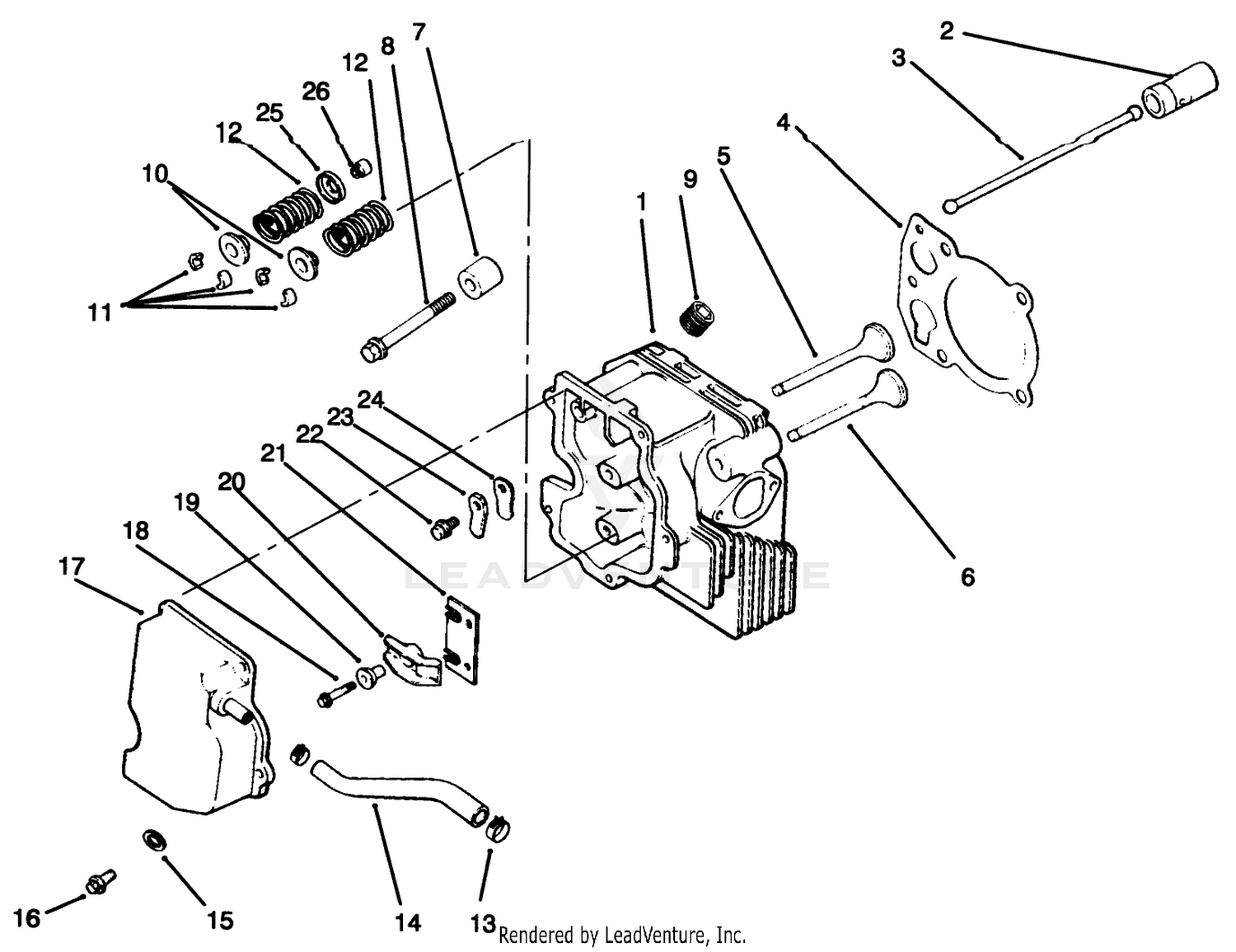 Cylinder Head/valve/breather
