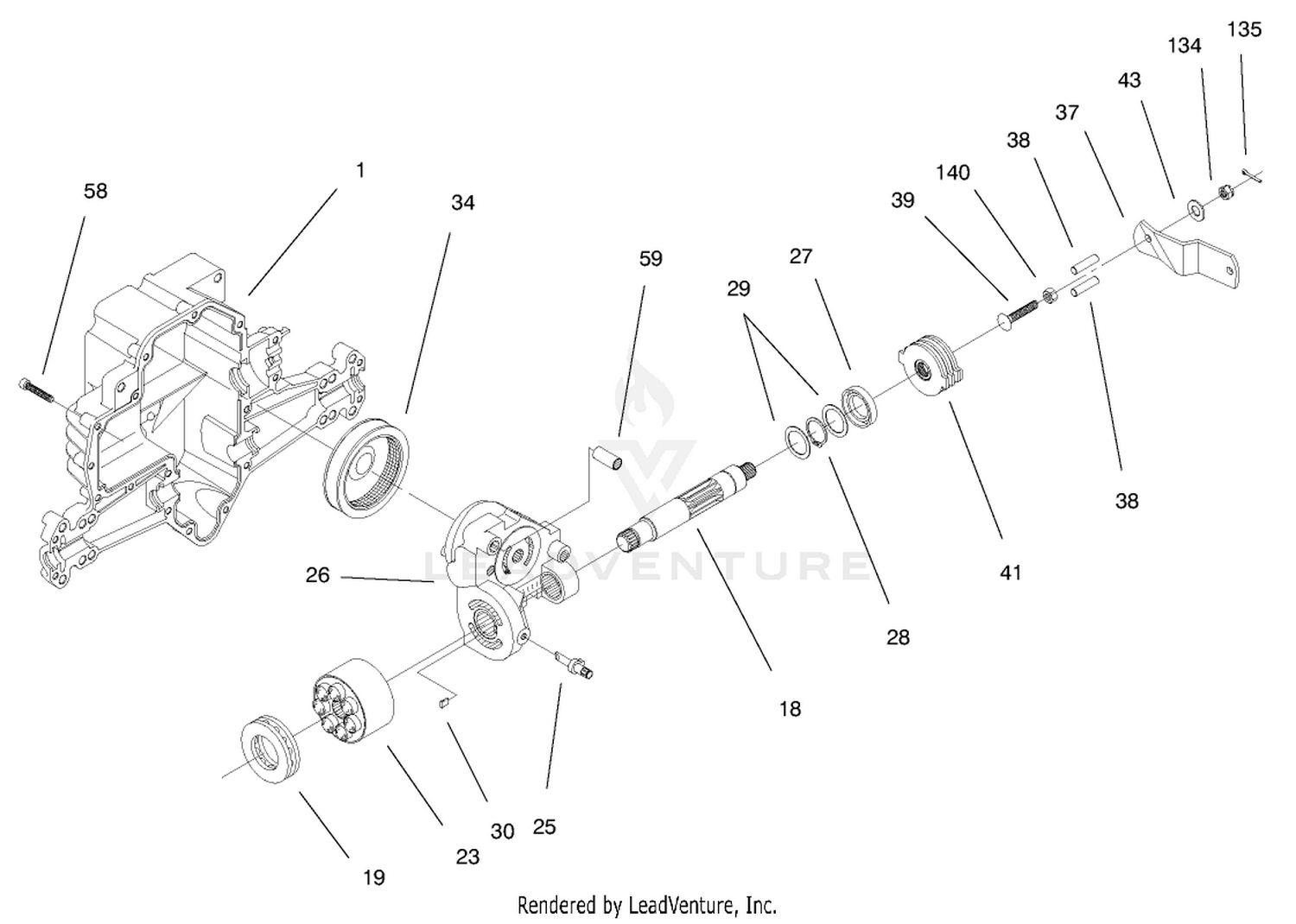 Hydro Transaxle Assembly (cont.) 2