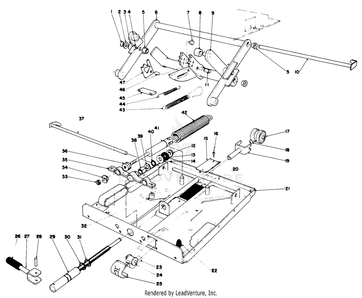 Deluxe Seat Kit Model No. 30766 (continued)