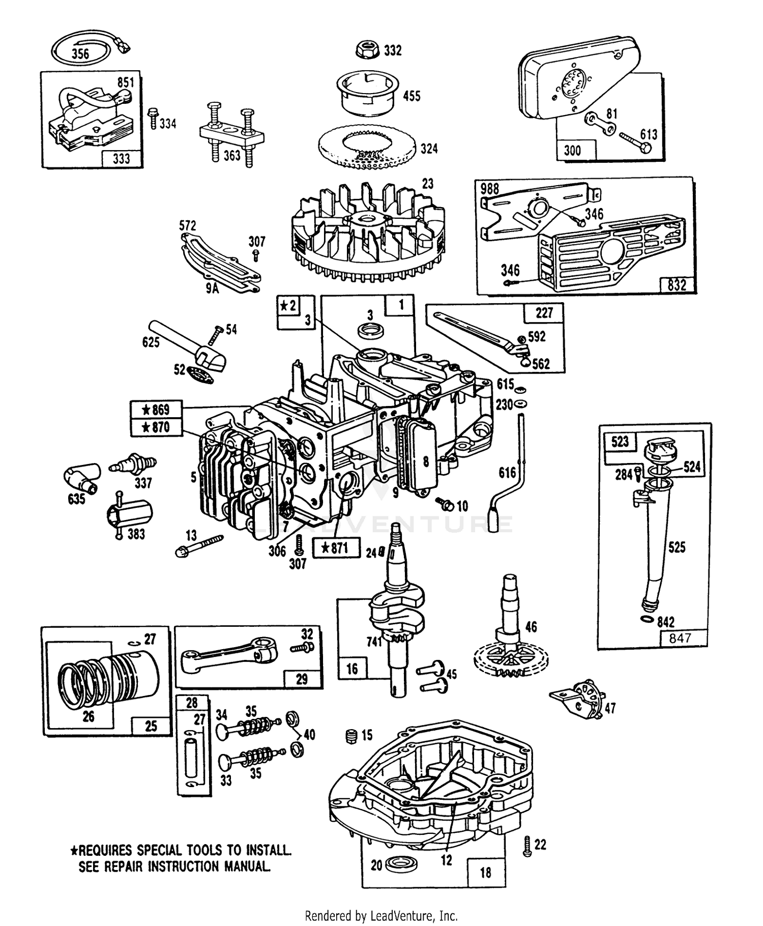 Engine Model No. 124702-0136-01