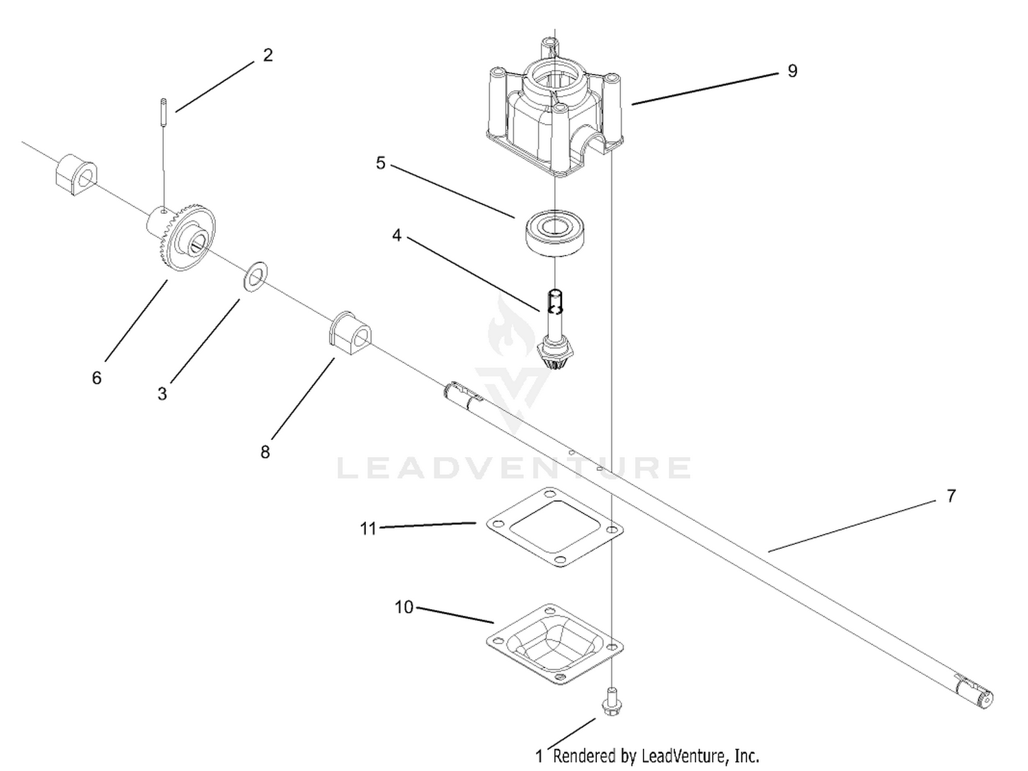 Transmission Assembly No. 106-3956