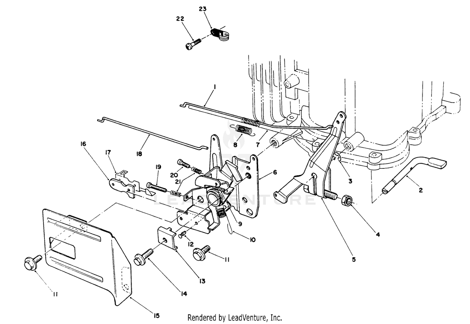 Governor Assembly (engine Model No. Vm140)
