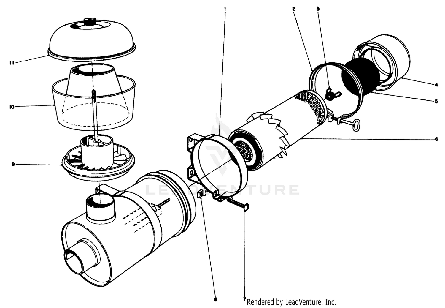 Air Cleaner Assembly No. 8-2329
