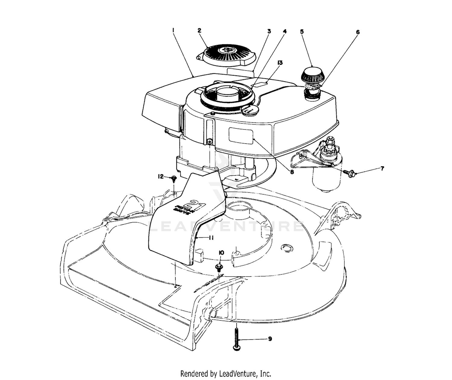 Engine Assembly Model No. 21711